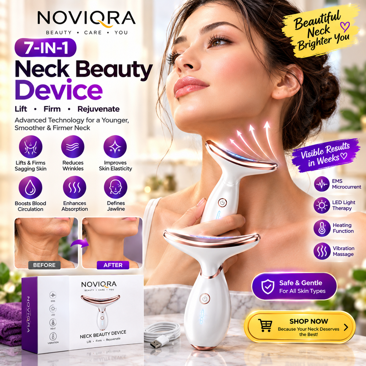 Neck tightening device Noviqra